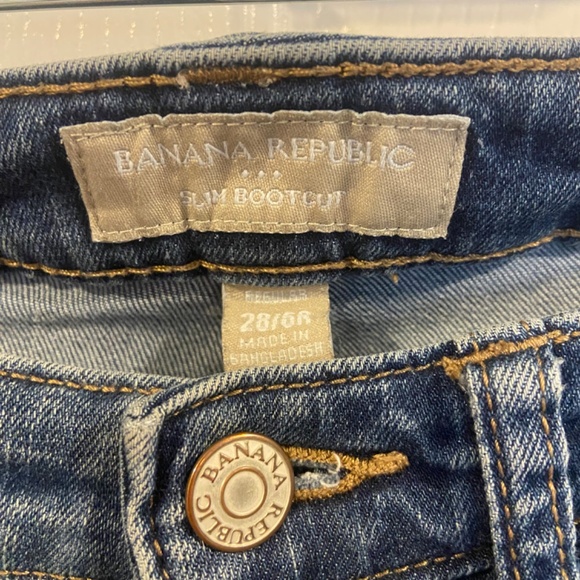 Banana Republic Skinny Bootcut Sz 28/6R Jeans - Picture 2 of 3